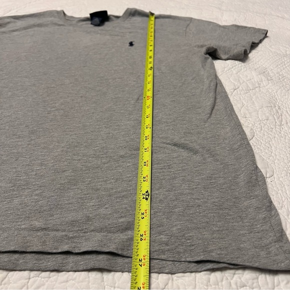 Polo Ralph Lauren Mens Heather Gray, Black Pony Crew Neck T-Shirt Size Medium - Picture 6 of 8